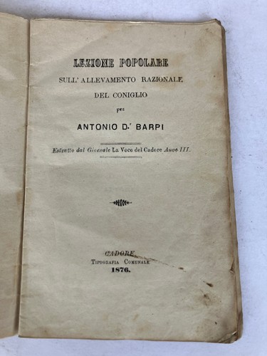 Sull allevamento razionale del - sull'allevamento,